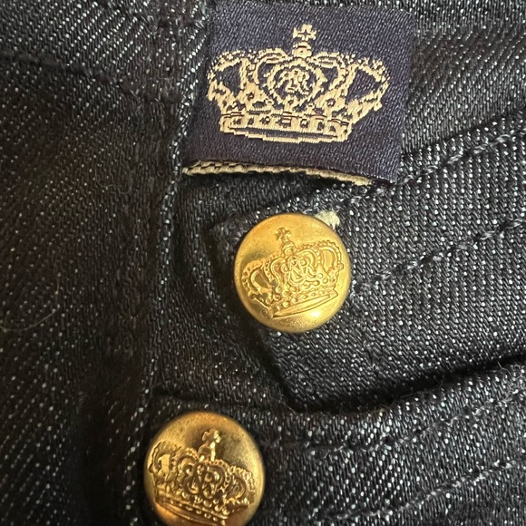 NWT Rock & Republic Victoria Beckham Gold Crown Straightleg Jeans Sz 29 (owner) - Picture 9 of 15